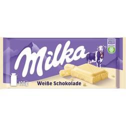 Milka White Chocolate Bar 100g 1pcs