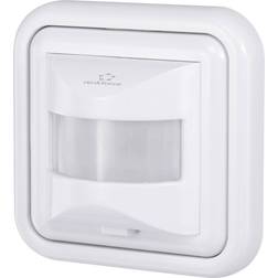 Renkforce 4016139070186 Flush mount PIR motion detector 160 ° Relay White IP20