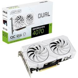 ASUS Dual GeForce RTX 4070 EVO White OC Edition HDMI 3xDP 12GB GDDR6X