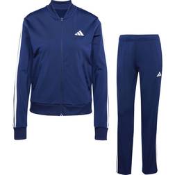 adidas Essentials 3-Stripes Track Suit Women - Dark Blue