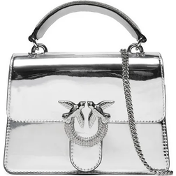 Pinko Mini Love Bag - Silver