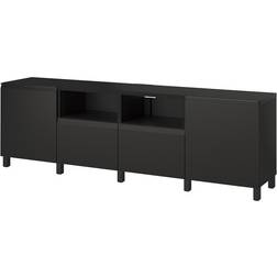 IKEA Bestå Black TV-bänk 240x74cm