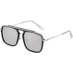 Hpirme Polarized Vintage Retro Sunglasses Grey