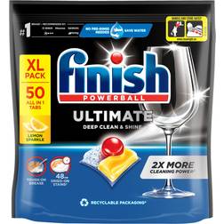 Finish Pack of 50 Powerball Dishwasher Tablets