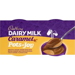 Cadbury Dairy Milk Caramel Pots Of Joy Desserts 2 x 60 g 60g 2pcs