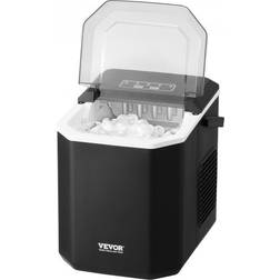 VEVOR Portable Countertop Ice Maker 26Lbs/24H Self-Cleaning with Scoop Basket Home Bar