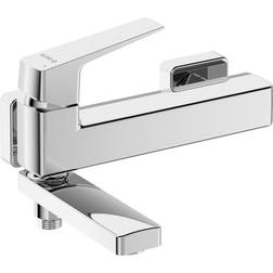 Hill Ceramic Badkarsblandare Blur Krom Blank Krom