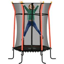 Homcom Kids Trampoline With Enclosure 5.4FT