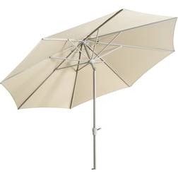 Brafab Abriola Parasoll Champagne Ø330 cm Taupe