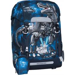 Beckmann Classic Tech Rex Skoletaske - Sort