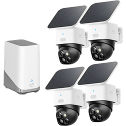 Eufy SoloCam S340 4-Cam Pack HomeBase S380 White