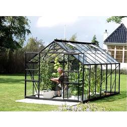 Vitavia Uranus 9900 Drivhus Inkl Sokkel Sort Aluminium
