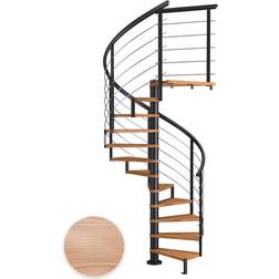 Dolle Spindeltrappe i Sort MONTREAL Eg multiplex 9005 DESIGN 14T Ø140
