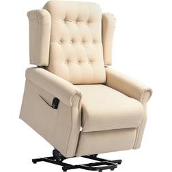 Homcom Power Lift Recliner Beige Armchair