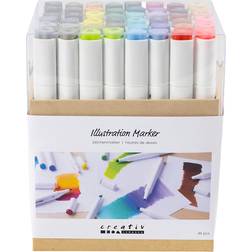 Creativ Company Illustration Marker 1+8 mm 48pcs