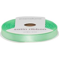 Panduro Hobby Mintgrönt Satinband 6 mm 8 Meter