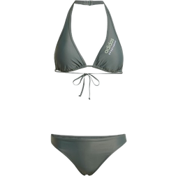 adidas Padded Sportswear Neckholder Bikini - Legend Ivy/Silver Green