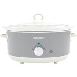 Salter Retro Slow Cooker Grey