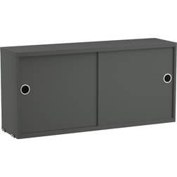 String Skåp Med Skjutdörrar 78 x 20 cm MDF Hyllsystem 78x37cm