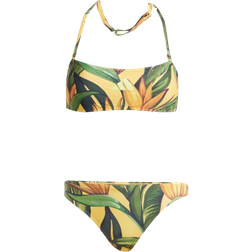 adidas X FARM Neckholder Bikini Set - Semi Spark/Pulse Lime