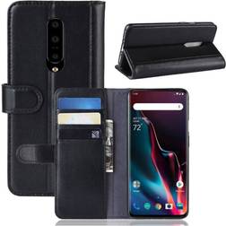 Split Leather Case for OnePlus 7 Pro Black