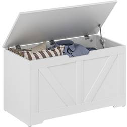Brambly Cottage Storage White 45cm H X 80cm W X 40cm D Chest