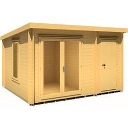 Shire Elm Log Cabin 10 x 12 Ft (Building Area )