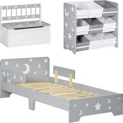 ZONEKIZ Kids Bedroom Furniture Set 3pcs