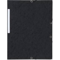 Lyreco Lyreco Elastikmapper 3-Klap A4 Sort