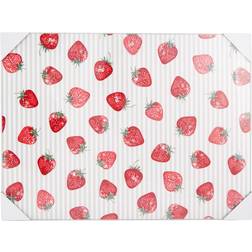 Strawberry Glass Chopping Board 30cm