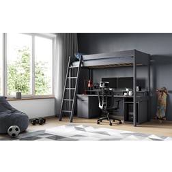 Noomi Tera Solid Wood Gaming High Sleeper Bed