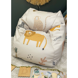 Rucomfy Printed Safari Kids Snuggle Chair Beanbag One Size