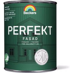 Beckers Akrylatfärg Perfekt Fasad 1L Träfasadsfärg