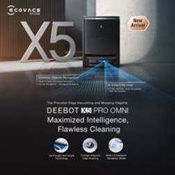 Ecovacs Deebot X5 Pro Omni Black Robot Vacuum