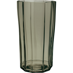 Orrefors Reed Storm Moss Green Candle Holder