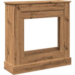 vidaXL Surround Fire Place Engineered Wood