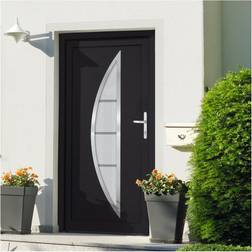vidaXL Antracit PVC 108 x 200 cm Ytterdörr (x200cm)