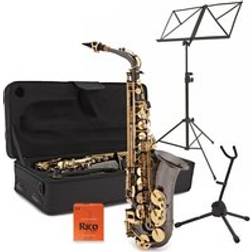 Gear4music Alto Saxophone Complete Package Black Gold
