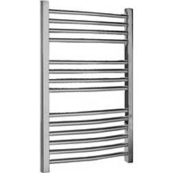 Balterley Heated Vertical Towel Rail 710 BTU 700x 500mm Chrome, Silver