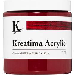 Kreatima Acrylic Akrylfärg 250 ml Röd