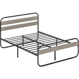 Homcom Metal Platform Double Bed Frame 4ft6 135x190cm