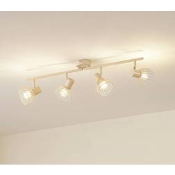 Lindby Loftlampe Piena 70 cm Beige Loftplafond
