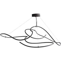 101 Copenhagen Ghost Chandelier Big Taklampa Burned Black Pendellampa