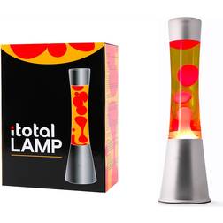 iTotal Lavalampe 40 cm Gul Rød Bordlampe