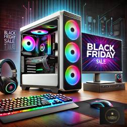 Savitar Technology Luna White Gaming PC Dual Monitor i7 16GB RAM 128GB +1TBGT710 2GB