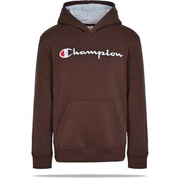 Champion Kid's Sweatshirt Fleece Pullover Hoodie - Coffee Bean