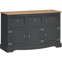 Mercers Furniture Corona Charcoal Sideboard 125x76cm