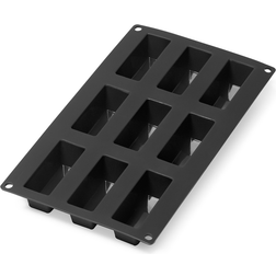 Lekue Gourmet Backform Barren 9 Stk Schwarz Brotbackform