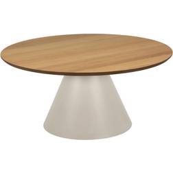 Nordform Florence Soli Oak and Grey Round 85 x 40 cm Coffee Table