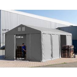 Toolport 5x8m 3.0m Sides Storage Tent with Ground Frame